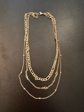 Multi-Layer Gold Chain Necklace for Women